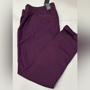 Torrid‎ Women Size 2XLPoplin Pull On Elastic Waist Drawstring Pants Burgundy